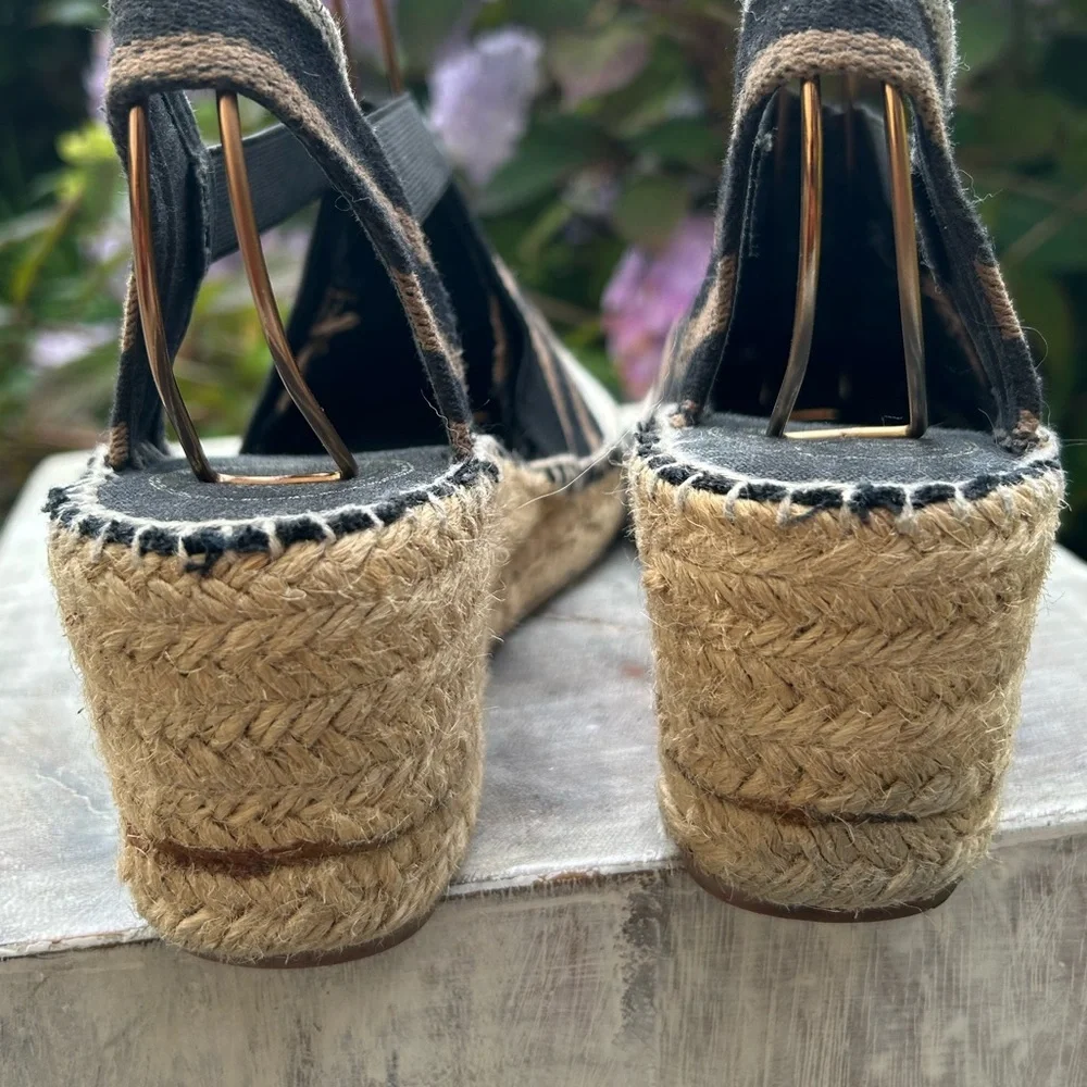 Toni Pons - Striped Espadrille‎ Wedge Sandals